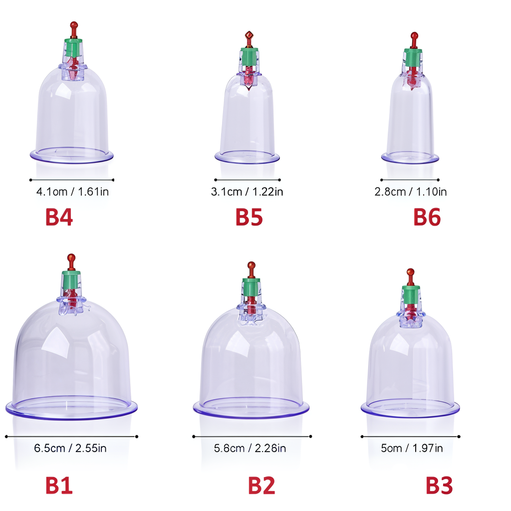 Hijama Cupping Cup – Disposable Cups (Size B1 to B5)